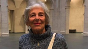 Photograph of Annette Samuels in the Harvard Art Museum