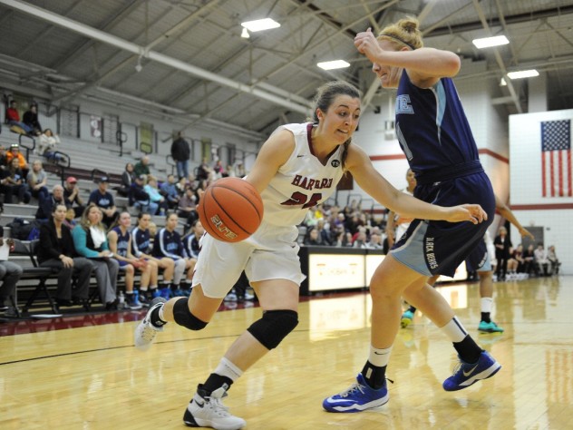 Co-captain AnnMarie Healy ’16 is the Crimson's leading scorer, averaging 14.6 points per game. 