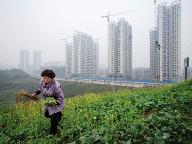 Photograph by Ben McMillan the urban-rural interface in a burgeoning city in central China