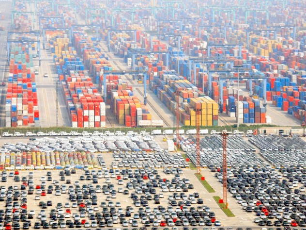  the Pudong International Container Terminals, a tangible sign of China’s export prowess