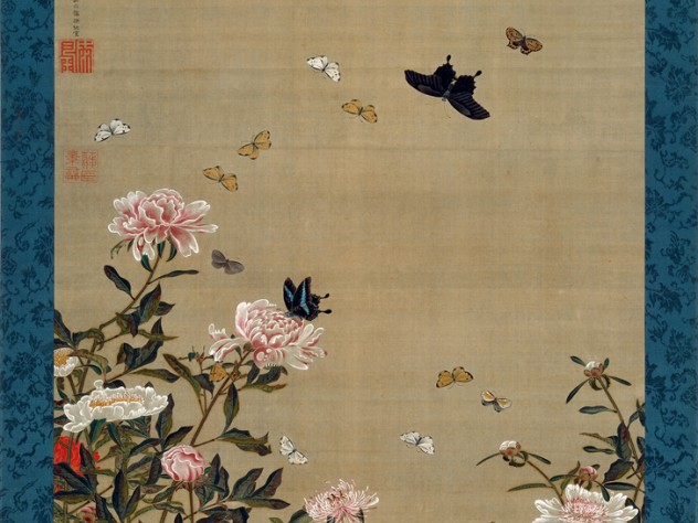 Courtesy of the Museum of the Imperial Collections, The Imperial Household Agency <i>Peonies and Butterflies</i> (c. 1757)