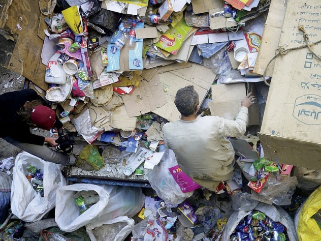 Photograph by Justin Kramer/Peabody Museum of Ethnology and Archaeology The Manishet Nasser district of Cairo, Egypt, also known as “Garbage City,” 2009