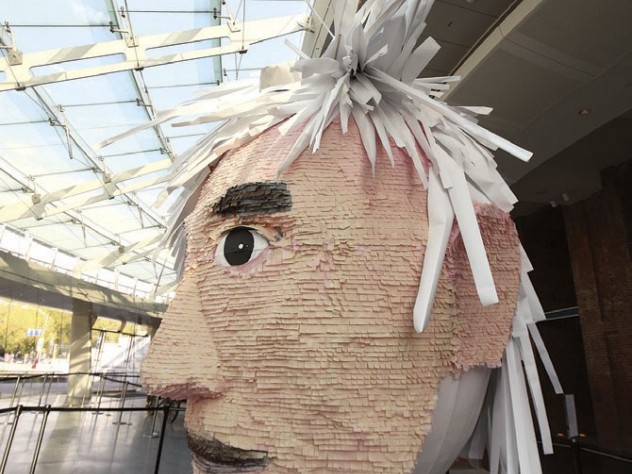 Photograph by John Berens The 2010 <i>Icons</i> event featured a 20-foot-tall piñata of Andy Warhol’s head, which guests destroyed with artist-provided baseball bats. The piñata disgorged a cornucopia of classic Hostess packaged desserts like Twinkies and Ding Dongs.