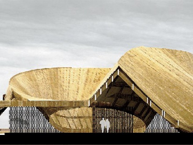 Courtesy of Jordan MacTavish Jordan MacTavish's original student rendering for the Sinthian Cultural Center