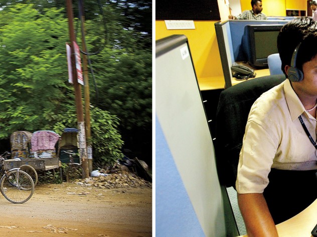 Globalization&rsquo;s benefits flow unevenly to a garbage collector in Allahabad, India, and a call-center worker in Bangalore.