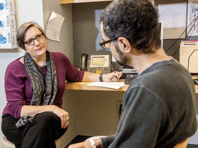 Palliative-care physician Vicki Jackson treated Eric Buck during and after his cancer therapy and considers him a &ldquo;graduate&rdquo; as a survivor on the path to healing and strength. 