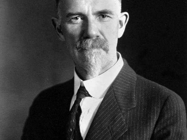 Charles Davenport, A.B. 1889, Ph.D. ’92, a classmate of Prescott Hall, founded the Eugenics Record Office in 1910 and promoted ideas that led to the sterilization of Carrie Buck (next image).
