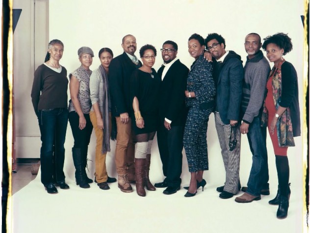 Members of the Dark Room Collective, photographed by Elsa Dorfman in 2013