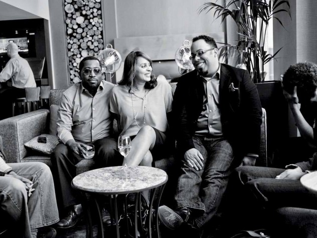 Sharan Strange, Jackson, Natasha Trethewey, Young, Thomas Sayers Ellis, and deGannes in Chicago