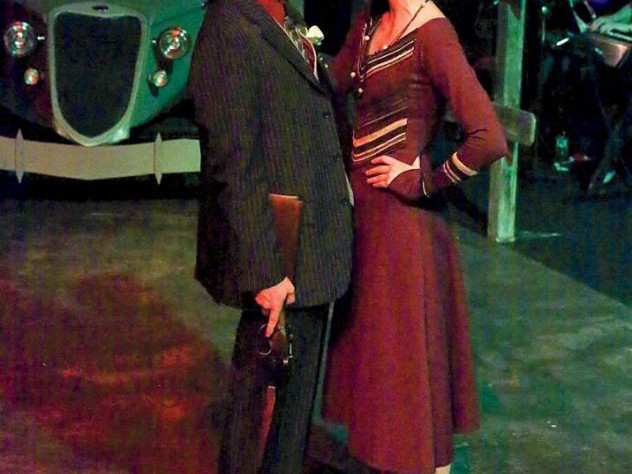 Production still from "Bonnie and Clyde"