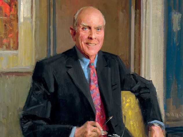 A portrait of John P. (Jack) Reardon Jr. ’60 by Everett Raymond Kinstler