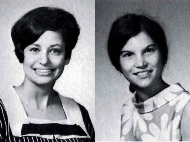 The Harvard Business School student photographs of Roslyn Braeman Payne (left) and Ellen Marram