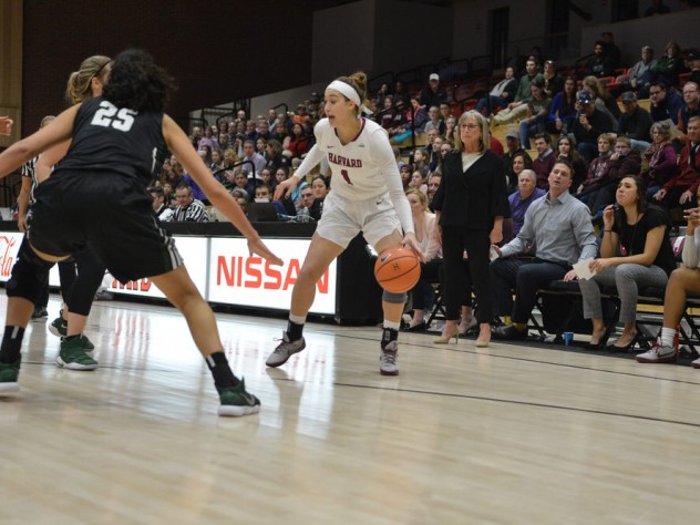Kelsey Bogdan '19 described participating in Crimson Madness this year as an emotional, historic event. This was the first time the women's team was included in the pre-season kickoff.