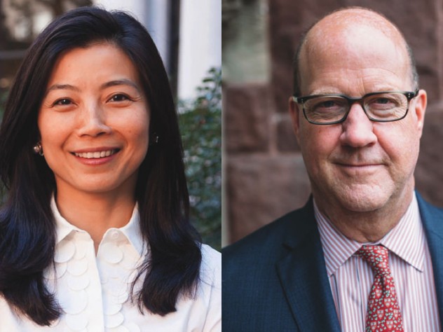 Photographs of Tracy P. Palandjian and Philip Lovejoy