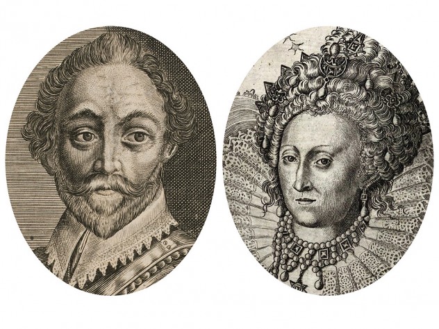 Historic images of Francis Drake and Elizabeth I, who feature in a new book by Laurence Bergreen