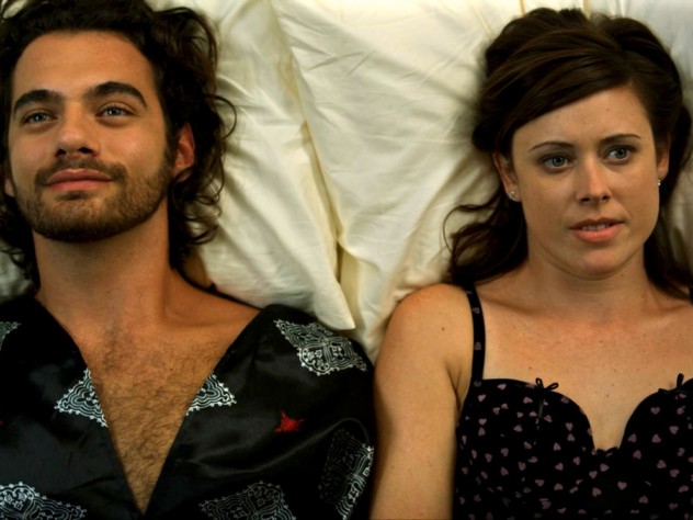 Theo Alexander and Miranda Kent in a still from the film