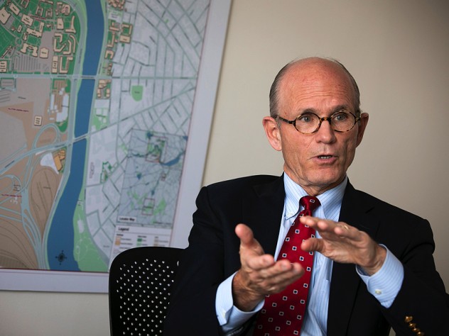 Photograph of Thomas J. Hollister, vice president for finance