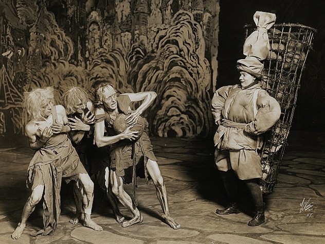 Costumes and set design by Robert Edmond Jones ’10 for <em>Till Eulenspiegel,</em> 1916