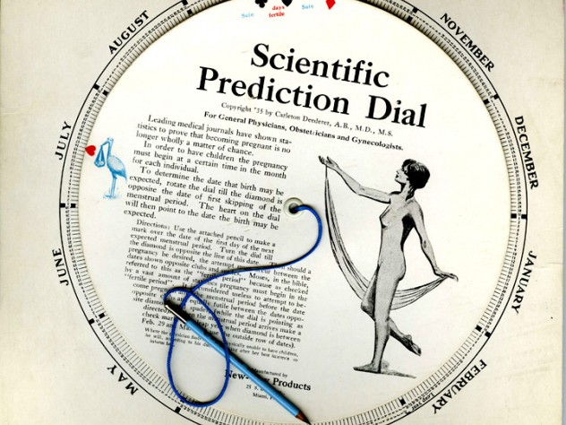 Courtesy of the Harvard Medical Library in the Francis A. Countway Library of Medicine Rock would have given this device, or a similar one, to patients in his early days at the Rhythm Clinic, which he founded in 1936 at the Free Hospital for Women (now Brigham and Women’s Hospital). At the time, the rhythm method was the only legal form of birth control in Massachusetts.