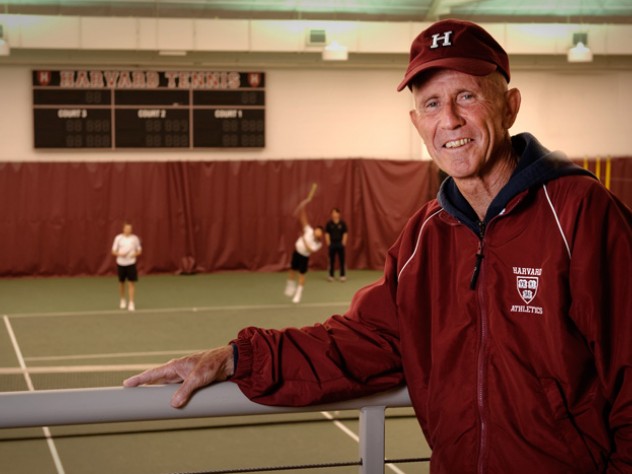 Former gymnast Bruce Wright brings unconventional views to the tennis court.