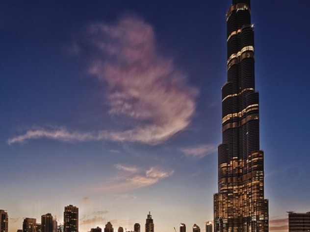 ©Adrian Smith + Gordon Gill Architecture; photograph by James Steinkamp Photography Burj Khalifa, in Dubai, United Arab Emirates, at 2,717 feet, is the world’s tallest tower.