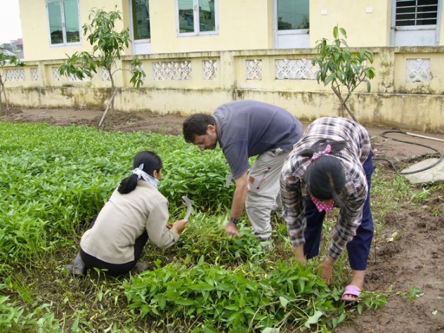 Berlow helped establish the Organic Gardening Project at Vietnam Friendship Village