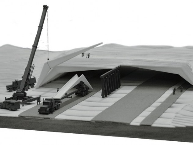 Image courtesy of The ARC International Wildlife Crossing Infrastructure Design Competition/ HNTB and Michael Van Valkenburgh Associates The HNTB and Michael Van Valkenburgh Associates design uses pre-cast modular vaults for ease of construction.