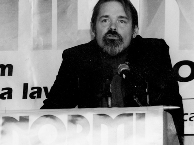 Dale Gieringer speaking at a NORML event