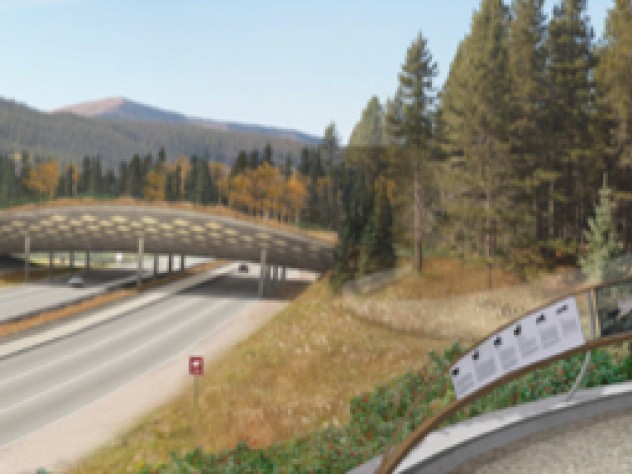 Image courtesy of The ARC International Wildlife Crossing Infrastructure Design Competition/The Olin Studio The proposed viewing overlook, from the Olin Studio submission