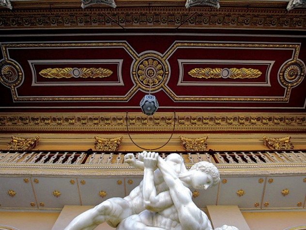 Photograph by Peter Pereira Rahul Mehrotra’s team restored exquisite details that had been lost to water damage during the years that the Chowmahalla complex was abandoned.