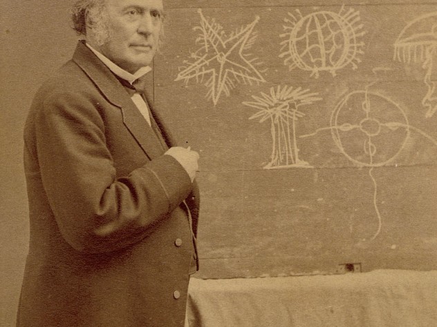Photograph from the Archives of the Museum of Comparative Zoology, Ernst Mayr Library, Harvard University Distinguished couple: Professor Louis Agassiz, ever the scientist, ever the creationist, despite the evidence for Darwinian evolution, and Elizabeth (Cary) Agassiz, who emerges impressively from the last chapter of this new biography