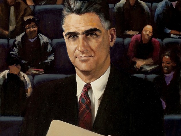 This posthumous 2007 portrait, by Stephen Coit ’71, M.B.A. ’77, was commissioned by the Harvard Foundation four decades after Monro left Harvard for Miles College. 
