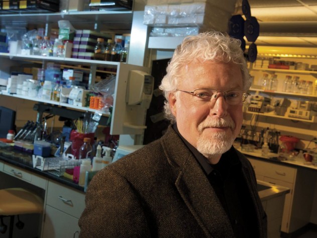 Photographs by Jim Harrison Michael Gilmore directs the Harvard-wide Program on Antibiotic Resistance. He has used genomic techniques to trace the evolution of antibiotic-resistant bacteria.