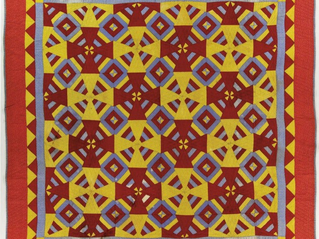 A &ldquo;Roman square&rdquo; pattern, circa 1930-50, possibly from Vermont
