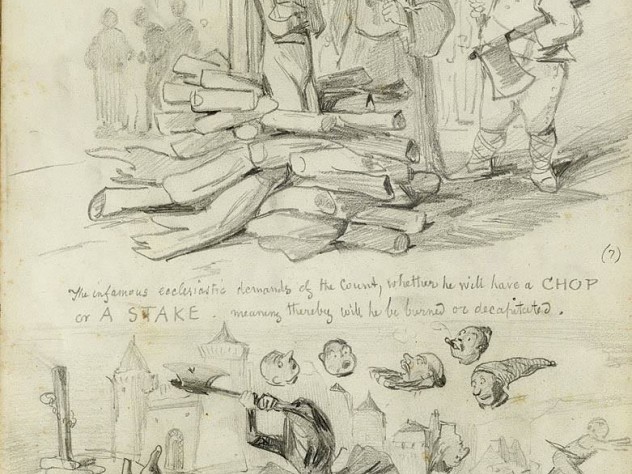 Sketches from “Adventures of a French Count”