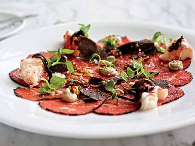 Café ArtScience’s version of beef carpaccio
