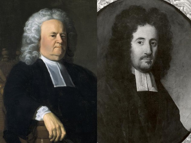In the eighteenth century, Harvard presidents Edward Holyoke (left) and Benjamin Wadsworth both owned slaves.