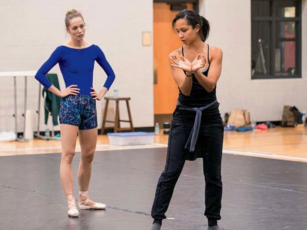 Schreier and Phelan in rehearsal