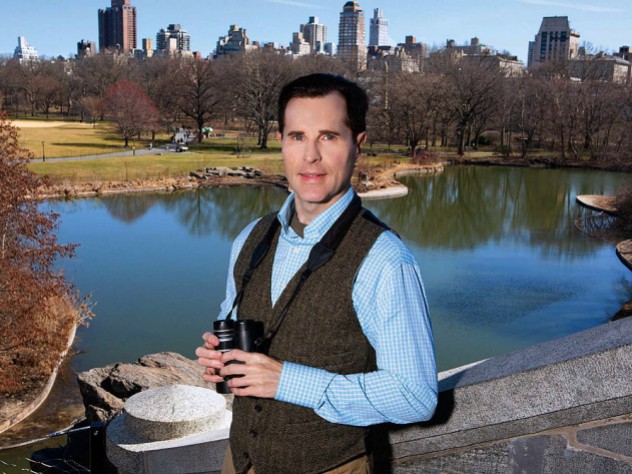 Birder David Barrett pictured at Central Park