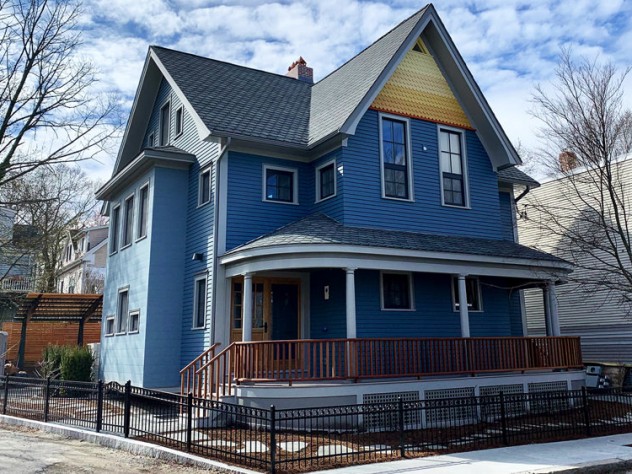 Photograph of the world's first net-zero Victorian passive house Photograph of the world's first net-zero Victorian passive house