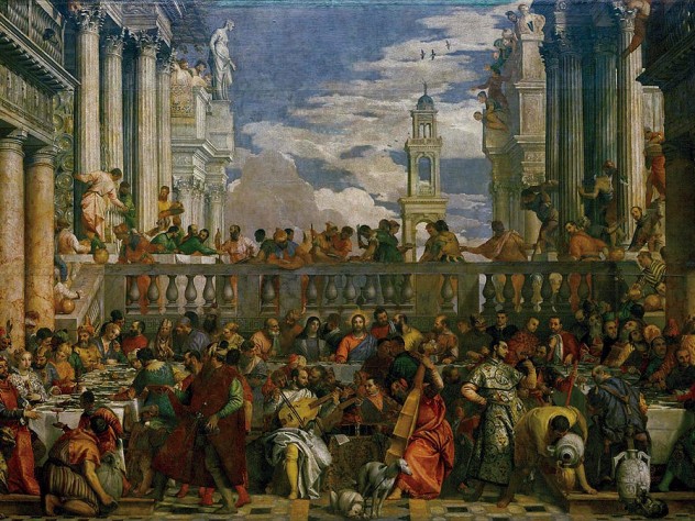 Reproduction of Veronese’s “The Wedding Feast at Cana” (1563), the subject of a new book about art theft by Cynthia Saltzman