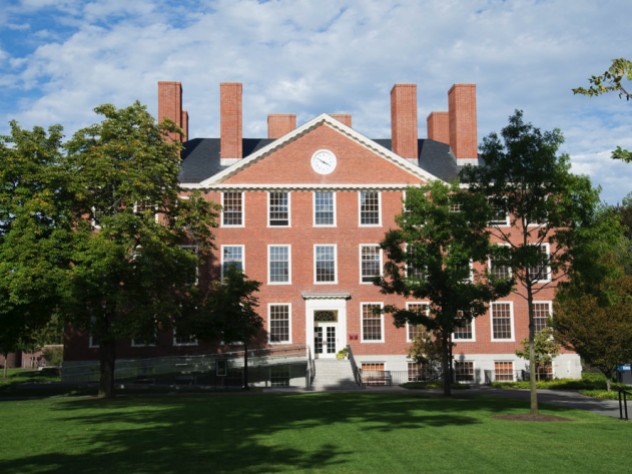 Photograph of Radcliffe Institute’s Byerly Hall, where fellows meet