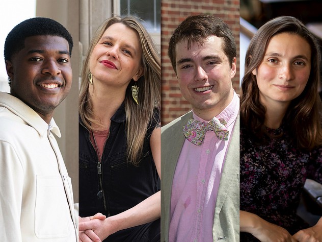 Noah Harris, Lindsay Sandwal, Benjamin Porteous, and Caroline Engelmayer