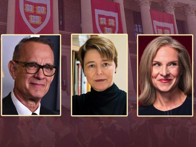 Tom Hanks, Ophelia Dahl, and Mary Louise Kelly