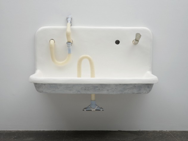 Art work © Robert Gober / Courtesy Matthew Marks Gallery; Robert Gober, <i>Untitled,</i> 2009-2010, Plaster, beeswax, human hair, cotton, leather, aluminum pull tabs, enamel paint, 49 3/4 x 65 x 29 inches, 126 x 165 x 74 cm, Photographer: Ron Amstutz