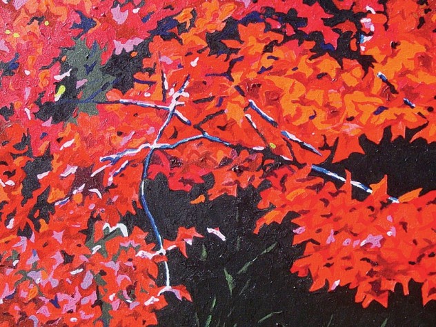 Courtesy of Ricardo Maldonado/Arnold arboretum A painting by Ricardo Maldonado from <i>All Around Us,</i> at the Arnold Arboretum