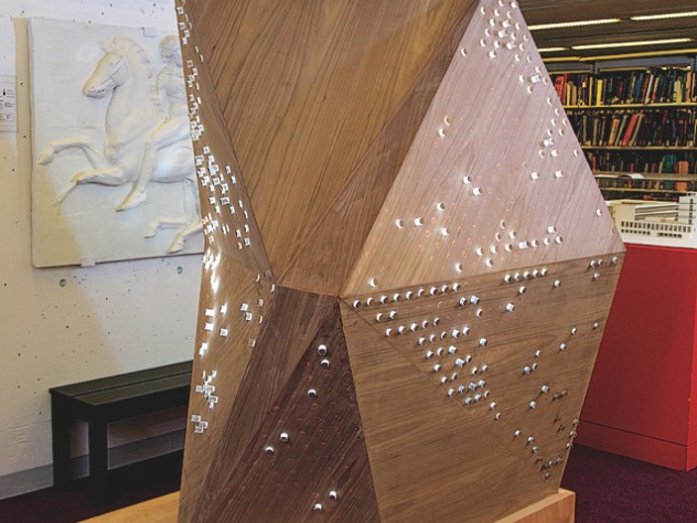 Photograph by Jim Harrison A WiFi cold spot, the project of student instructor Ben Brady, is a radically designed mini-room intended to be a place for reflection or refuge from an increasingly connected world.