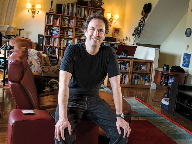 Screenwriter Danny Rubin at home 