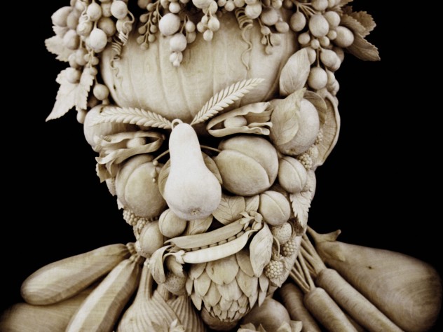  botanical head (2001), after the painter Giuseppe Arcimboldo (1527-93) 