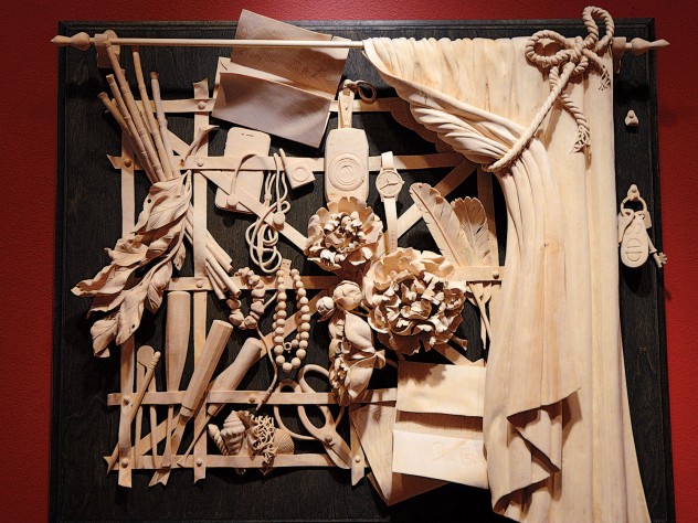 a wall-mounted letter rack, <i>Quodlibet #1</i> (2012)